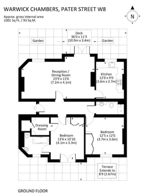 Kensington Apartment, Breakfast, 2 Baths London Bagian luar foto